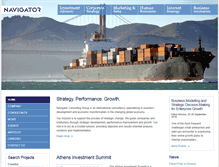 Tablet Screenshot of navigator-consulting.com